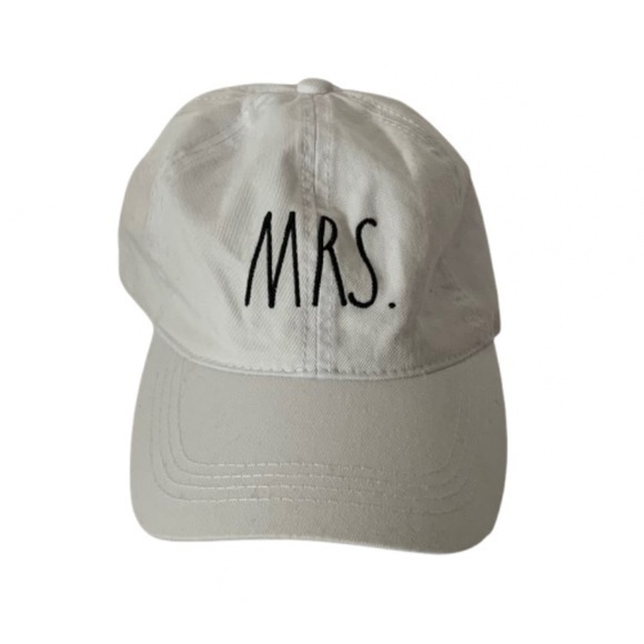 Rae Dunn Accessories - NWT. RAE DUNN White 'MRS.' Baseball Cap